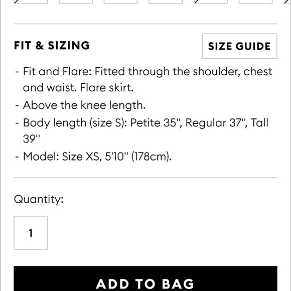 Banana Republic stripe knit fit and Flare dress - Picture 2 of 2